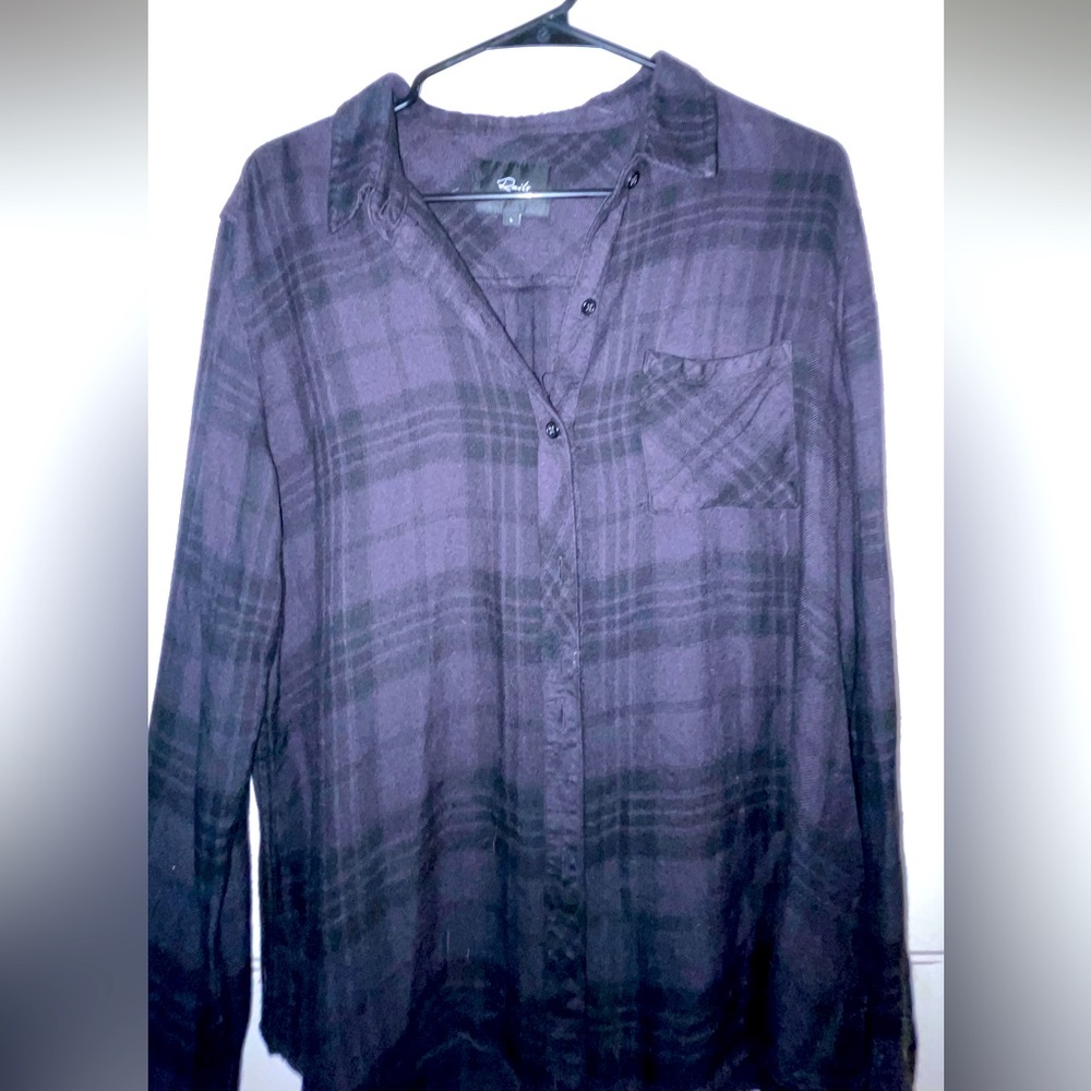 rails long sleeve flannel